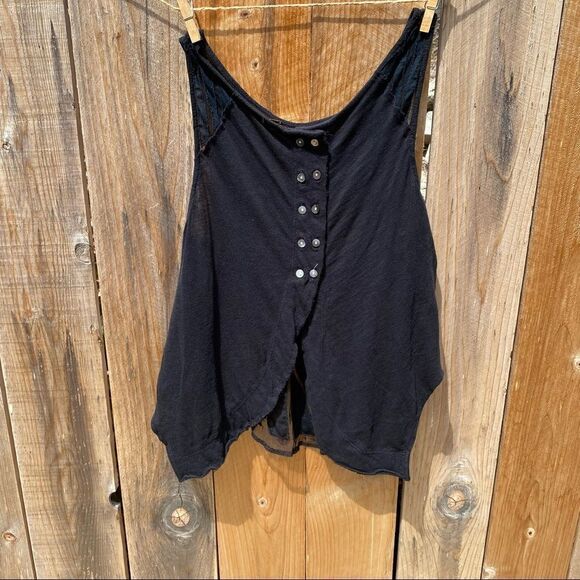 Free People Ginger Cutwork black top XS - Picture 9 of 13